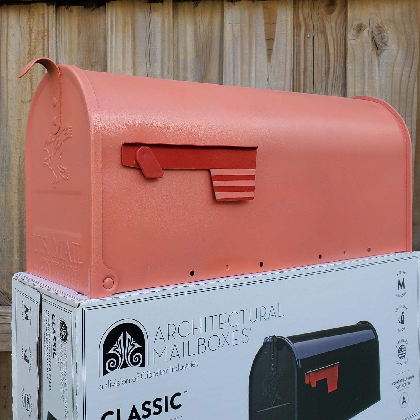 Coral Mailbox