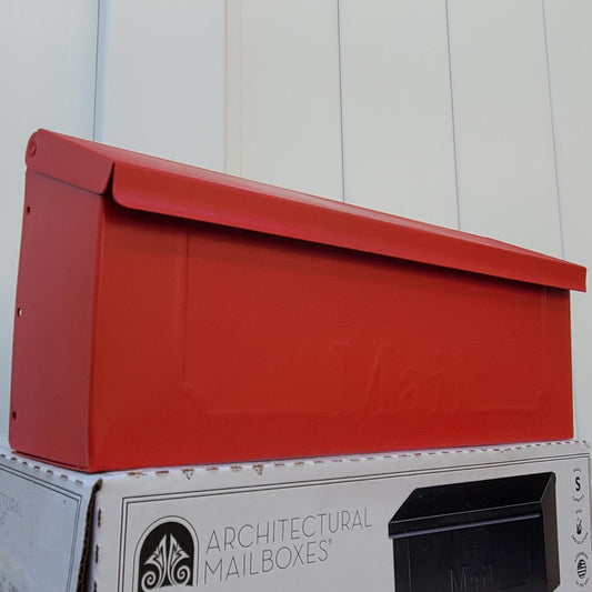 Apple Red Wall Mount Mailbox