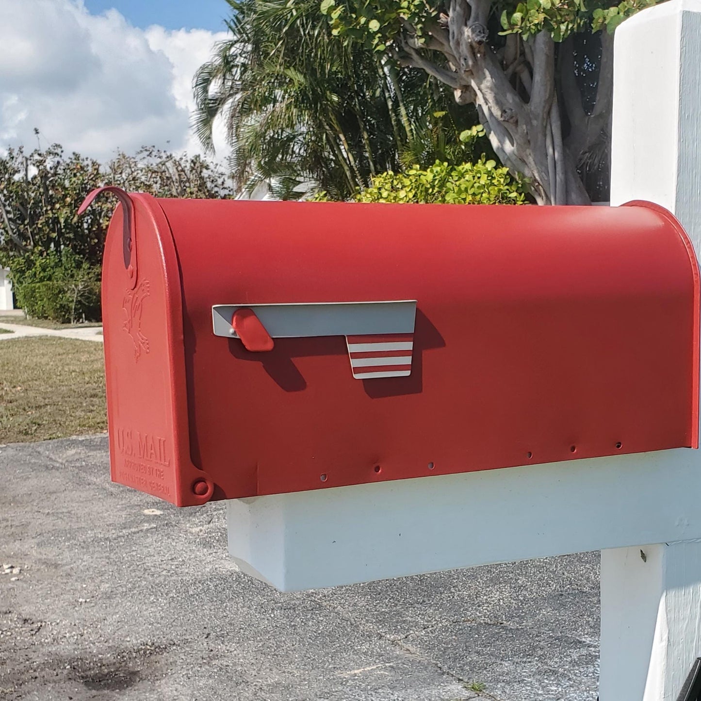 Rustic Red Mailbox