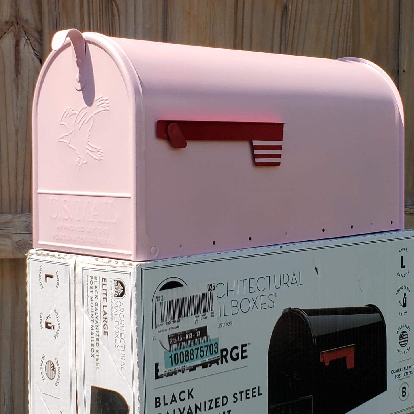Pretty Pink Mailbox