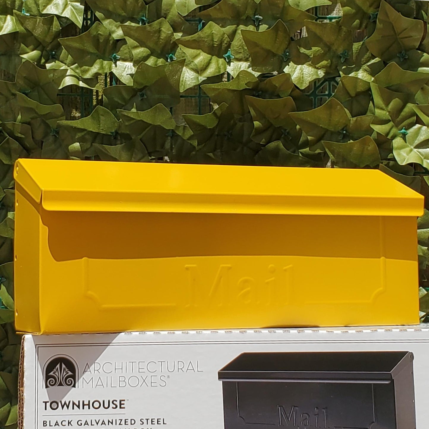 Marigold Yellow Wall Mount Mailbox