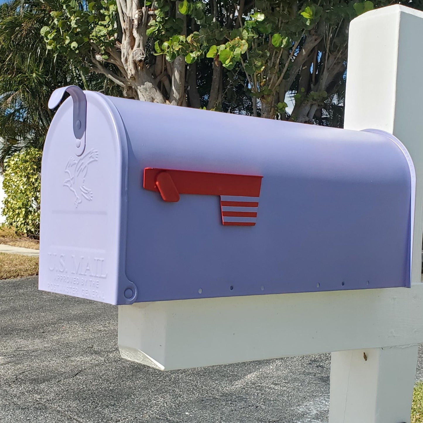 Lilac Purple Mailbox