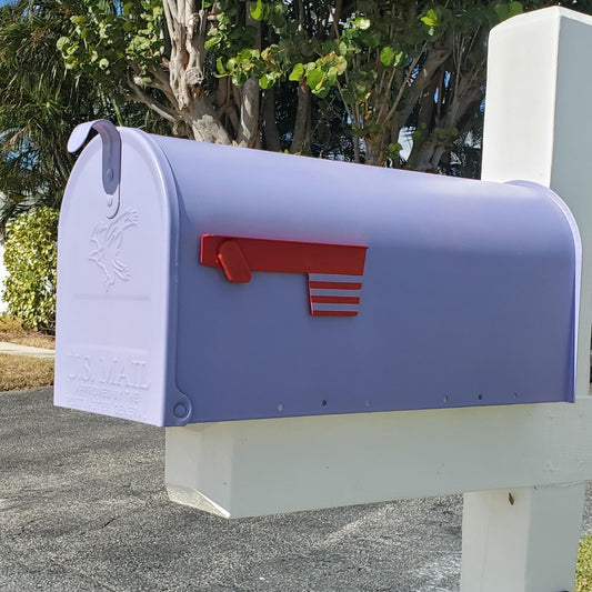 Lilac Purple Mailbox