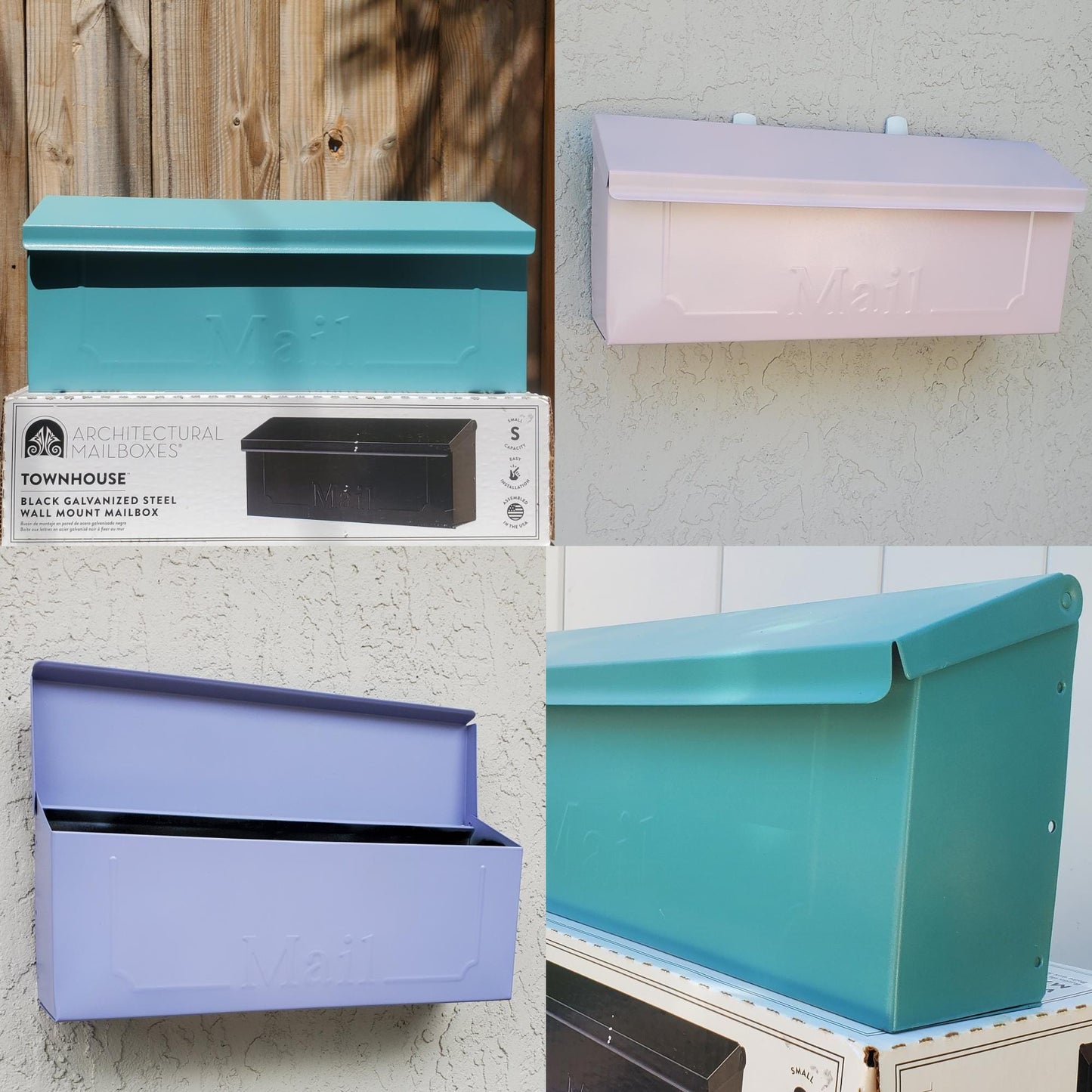 Berry Pink Wall Mount Mailbox