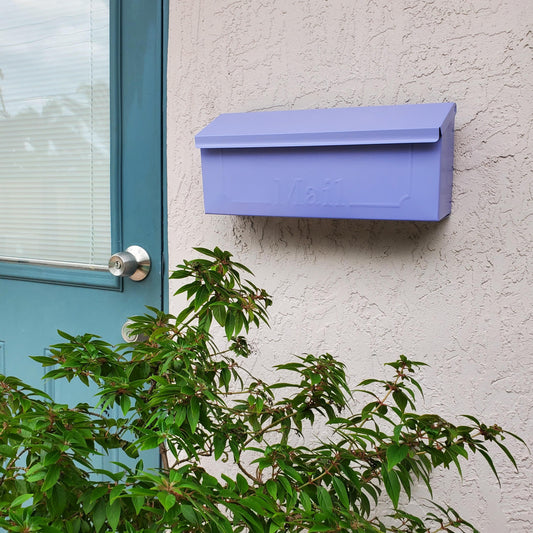 Lilac Purple Wall Mount Mailbox