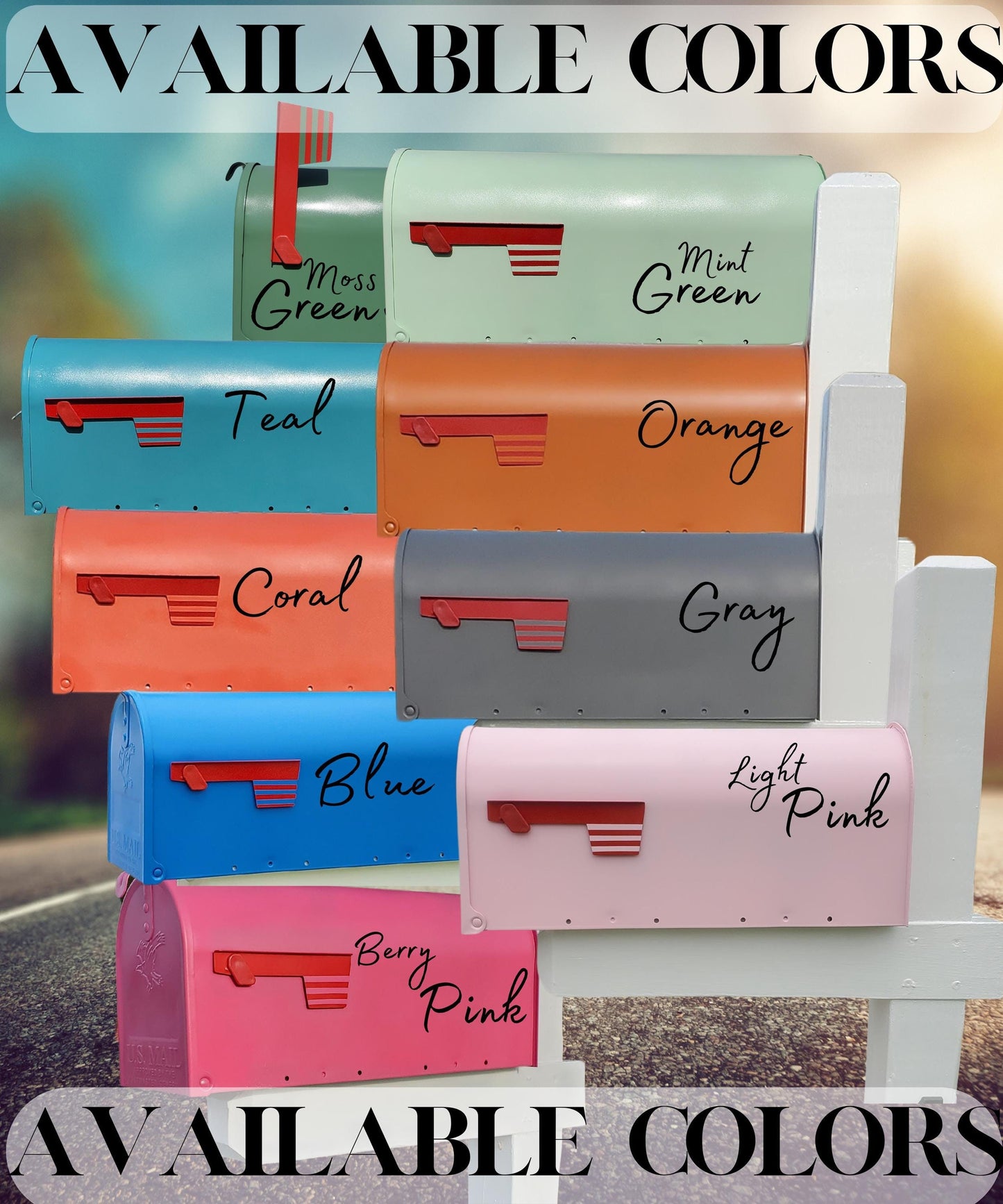 Lilac Purple Wall Mount Mailbox
