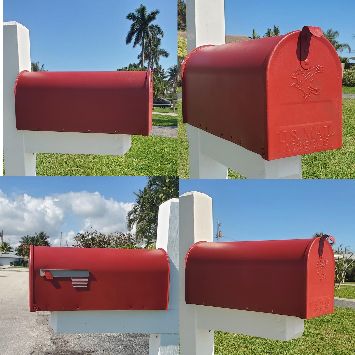 Rustic Red Mailbox