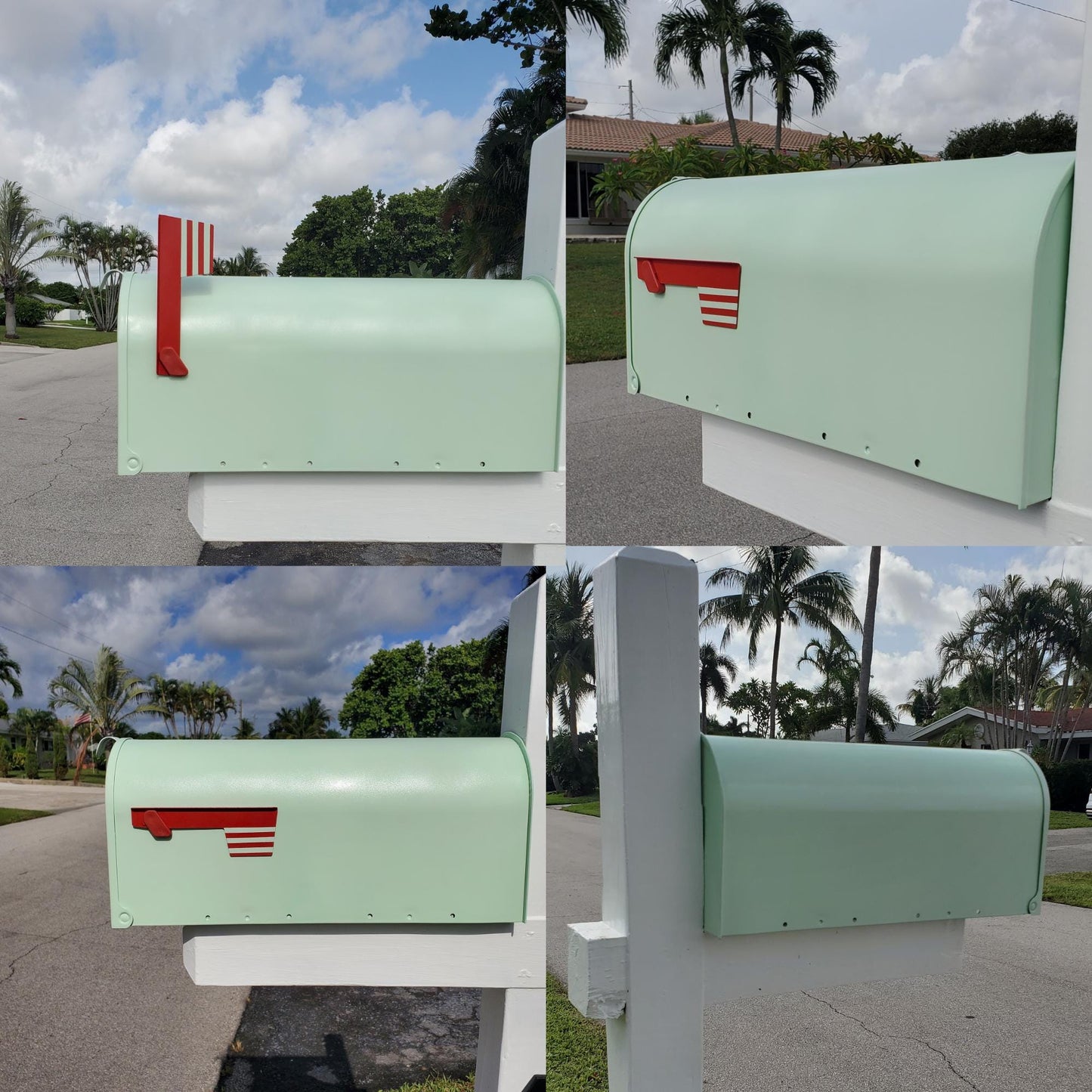 Mint Green Mailbox