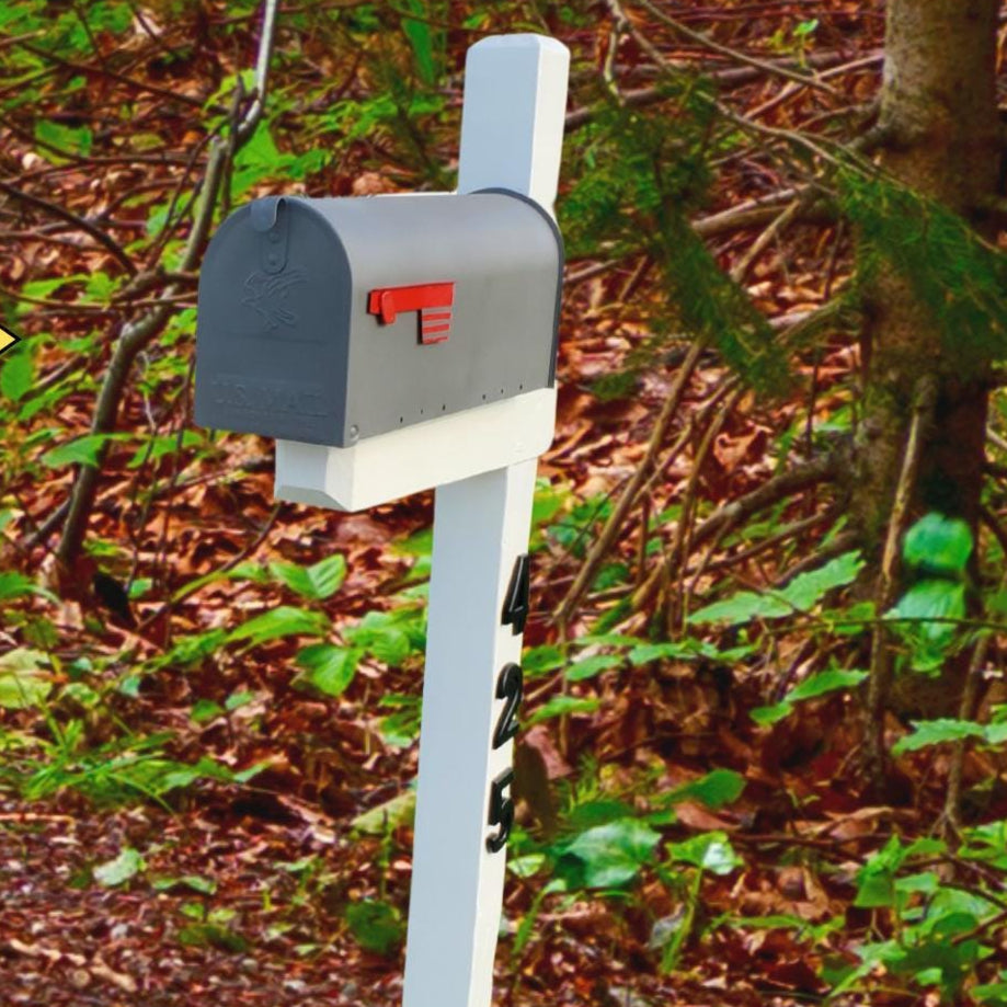 Granite Gray Mailbox