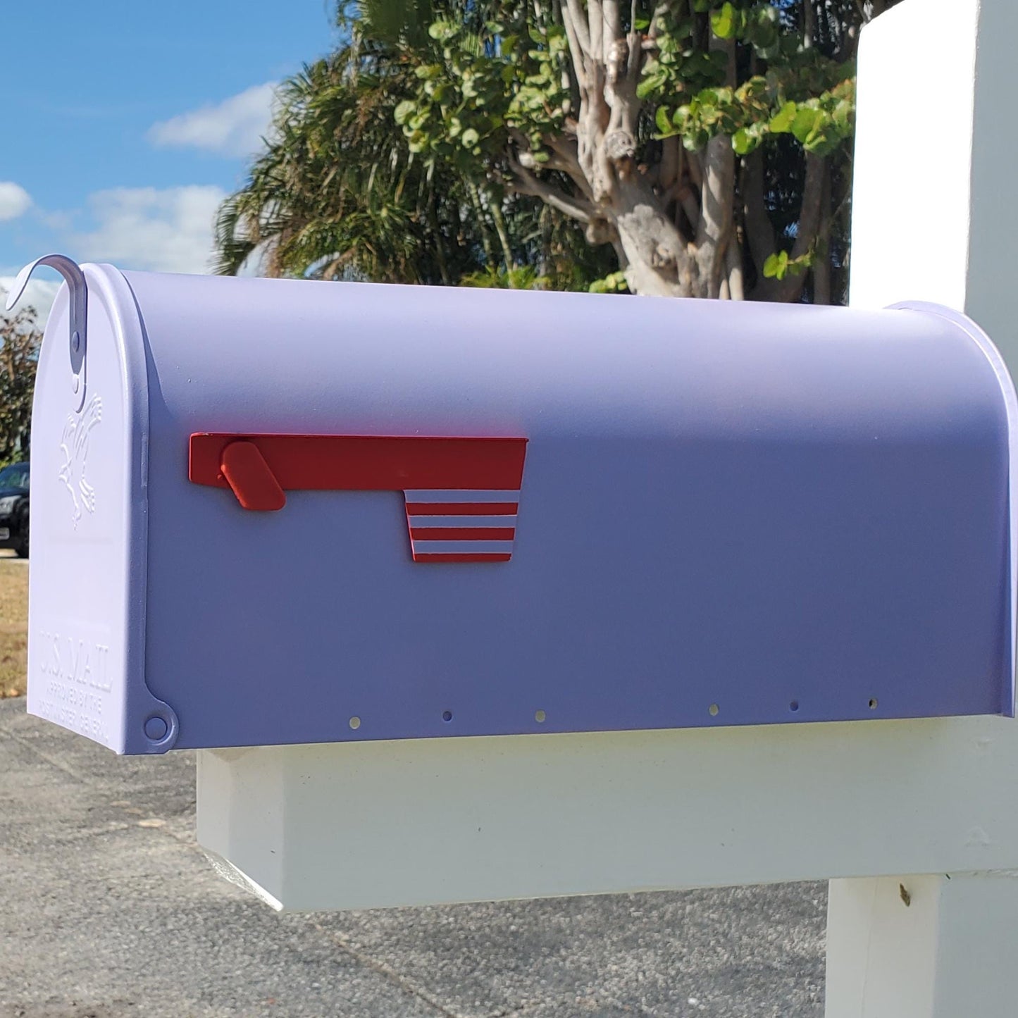 Lilac Purple Mailbox