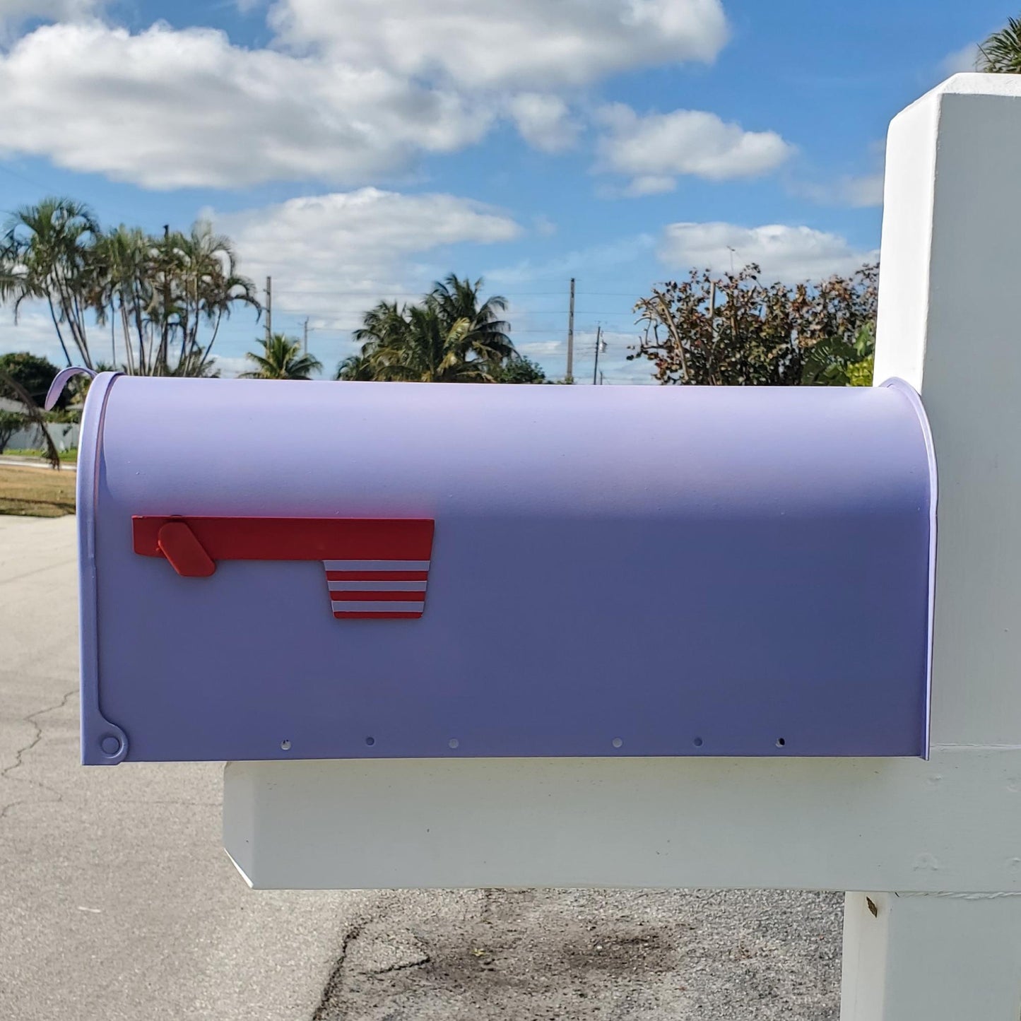 Lilac Purple Mailbox