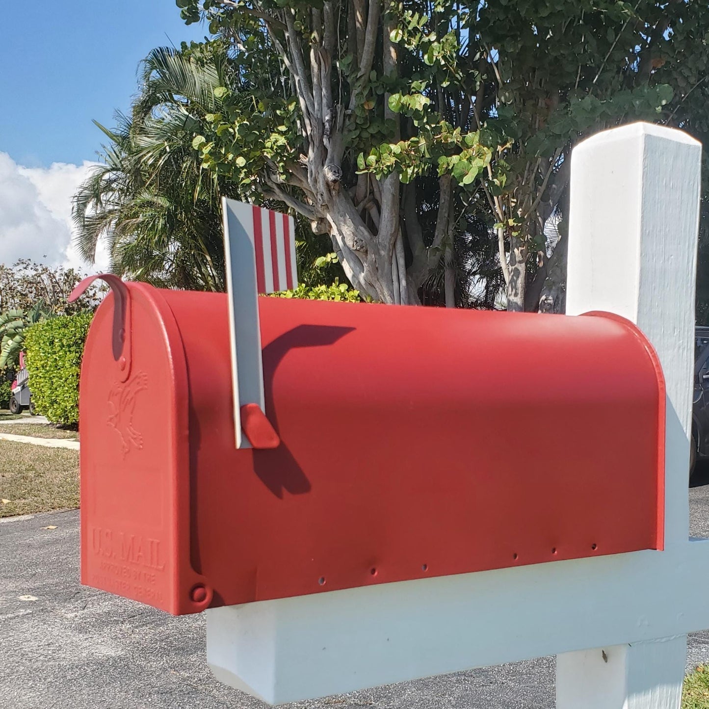 Rustic Red Mailbox