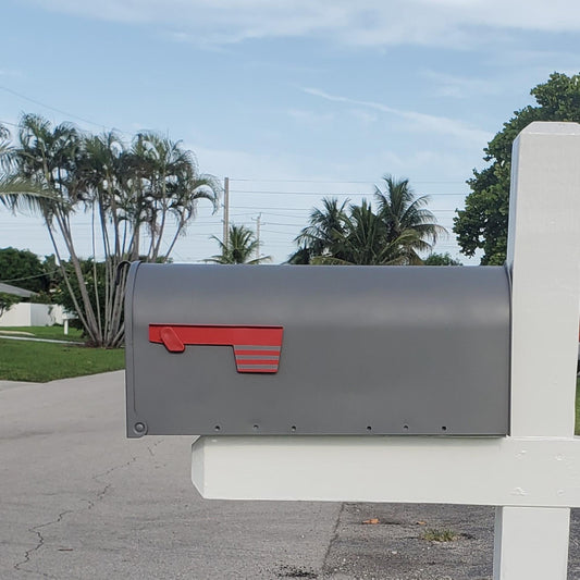 Granite Gray Mailbox