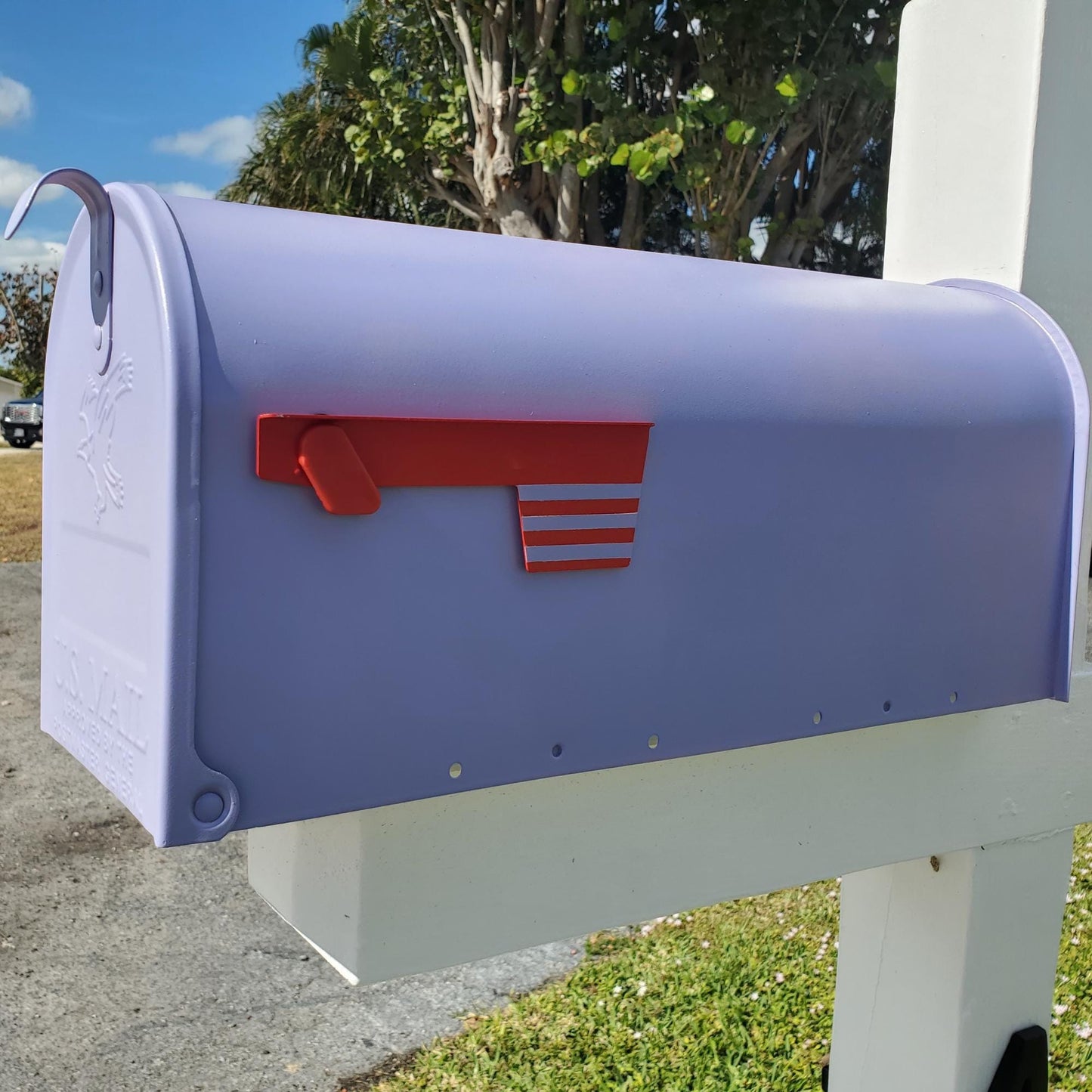 Lilac Purple Mailbox