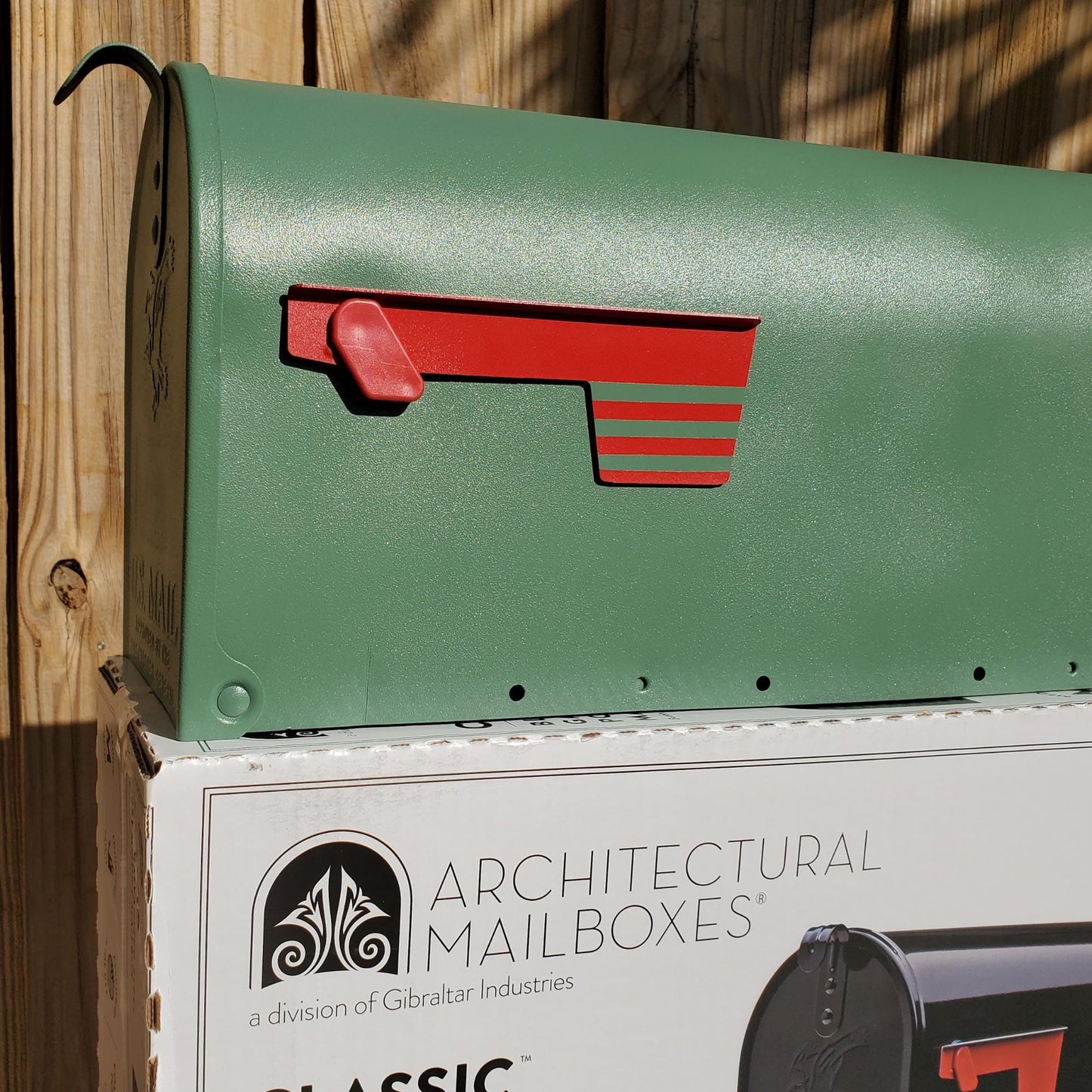 Moss Green Mailbox