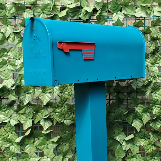 Lagoon Blue Mailbox