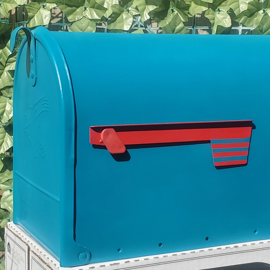 Lagoon Blue Mailbox