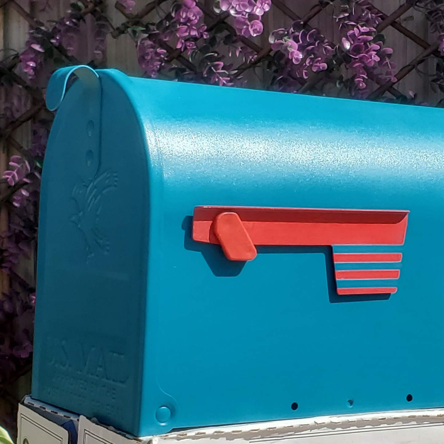 Lagoon Blue Mailbox