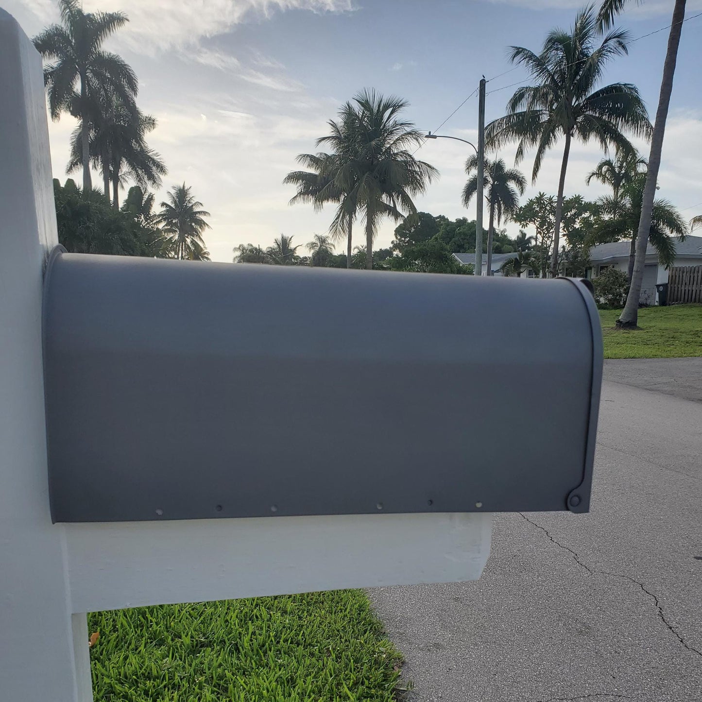 Granite Gray Mailbox