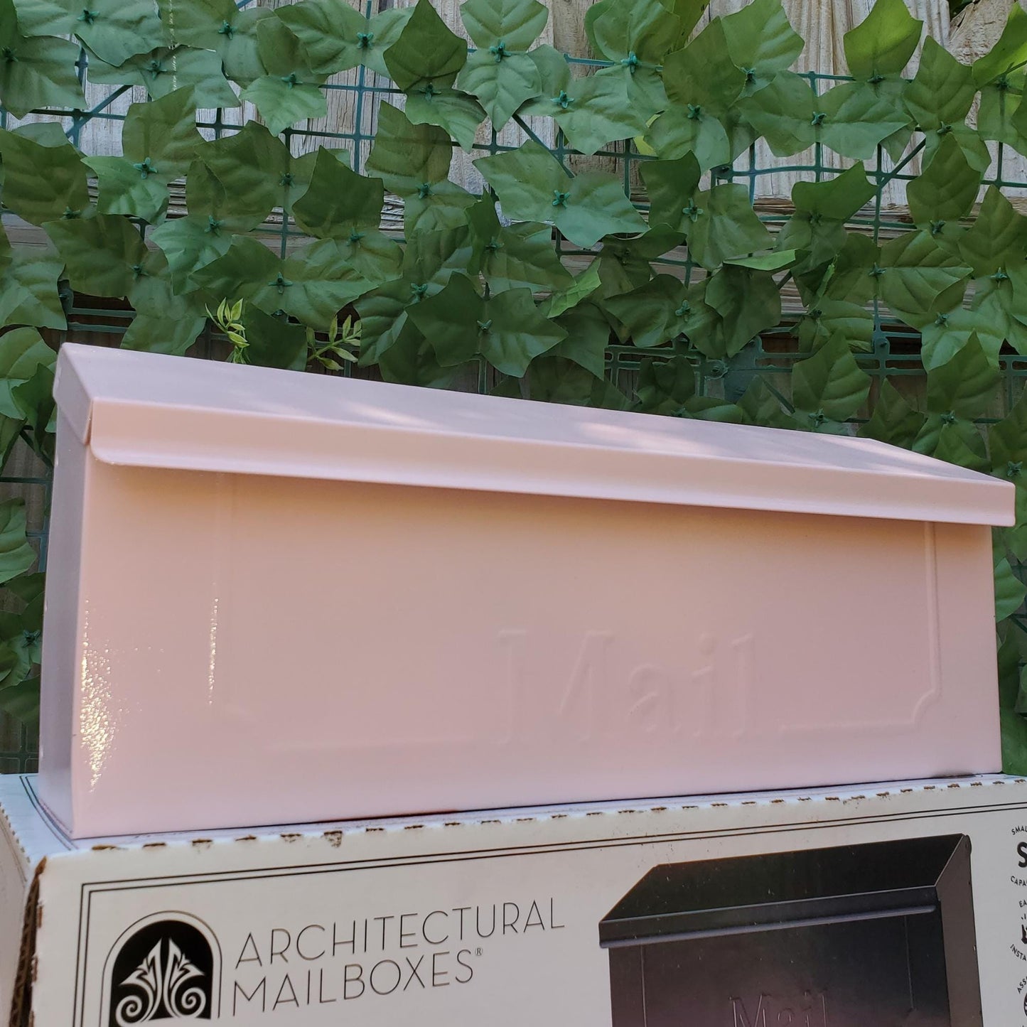 Pink Wall Mount Mailbox
