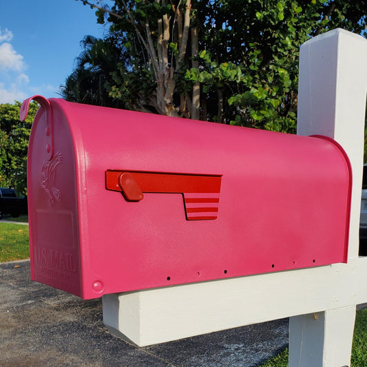 Berry Pink Mailbox