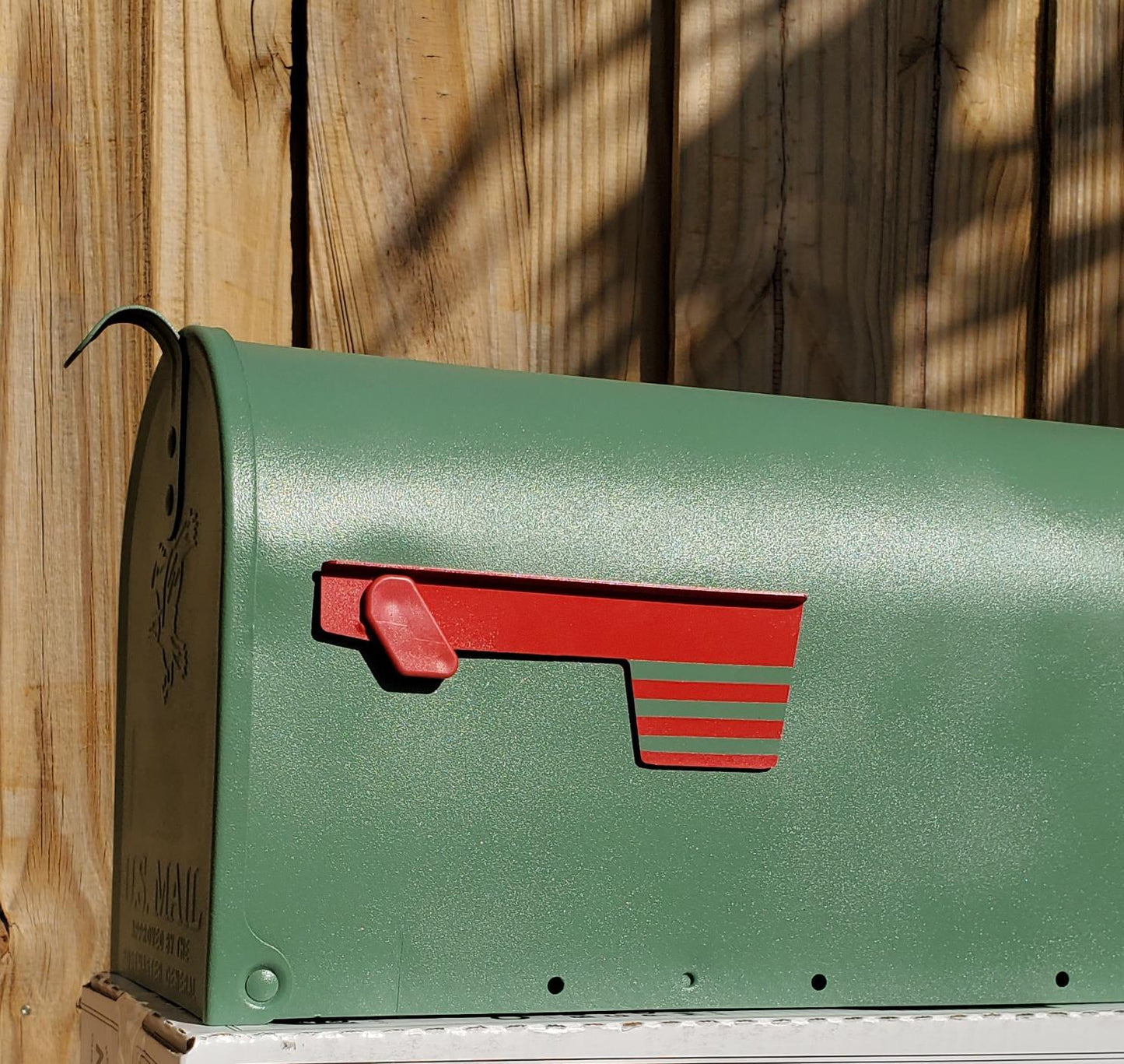 Moss Green Mailbox
