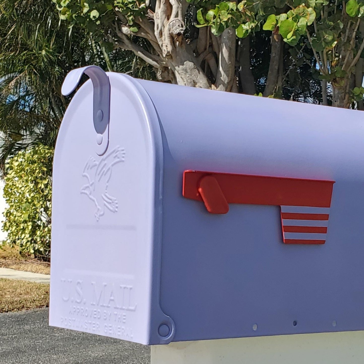 Lilac Purple Mailbox