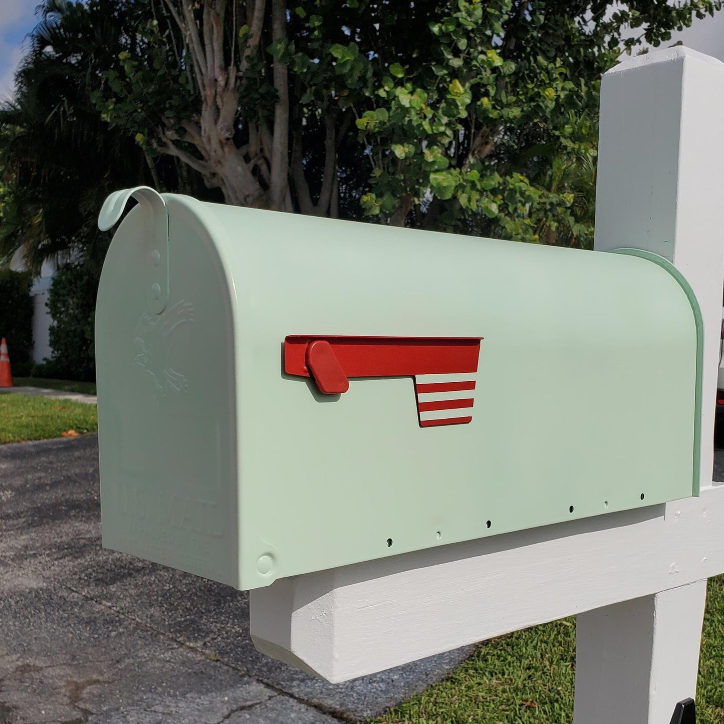 Mint Green Mailbox