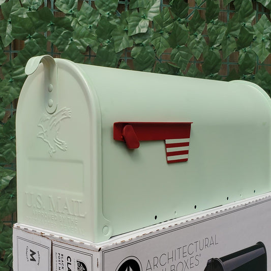 Mint Green Mailbox