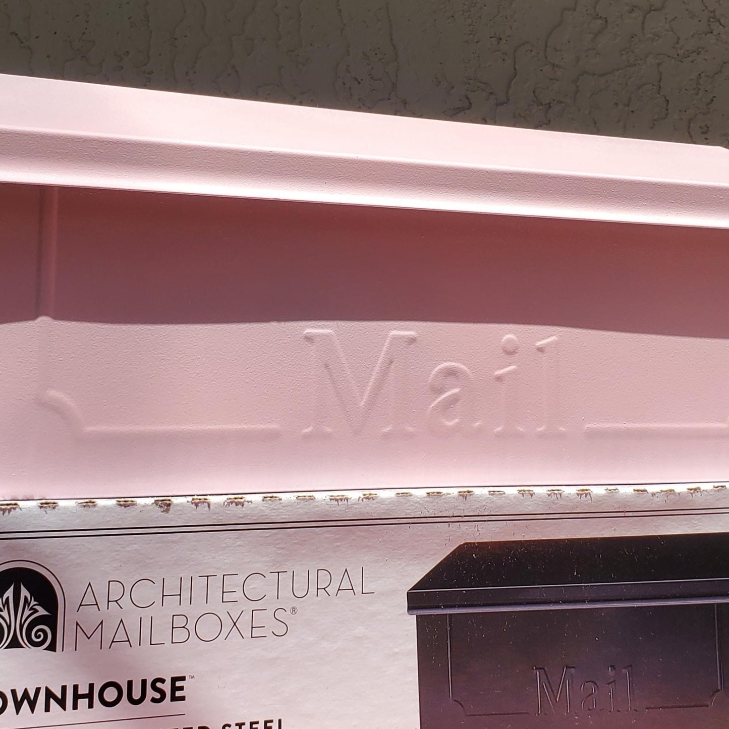 Pink Wall Mount Mailbox