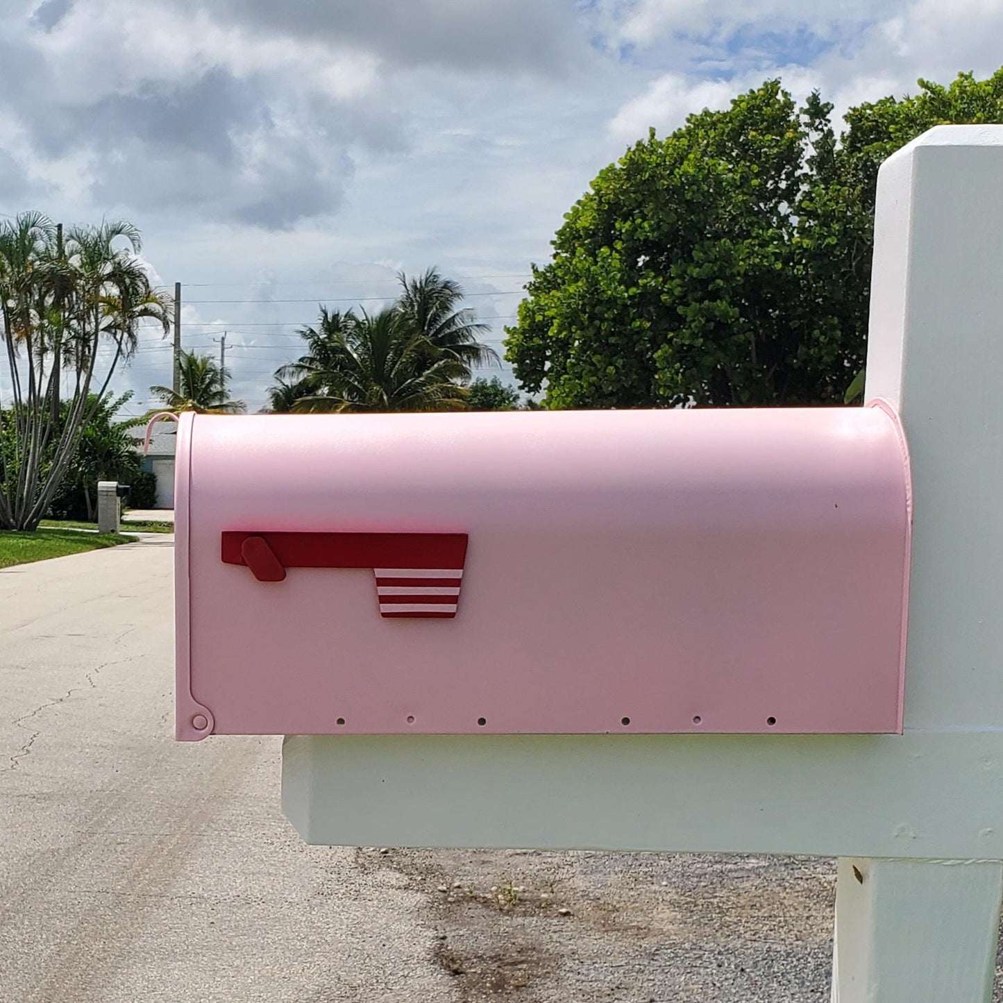 Pretty Pink Mailbox