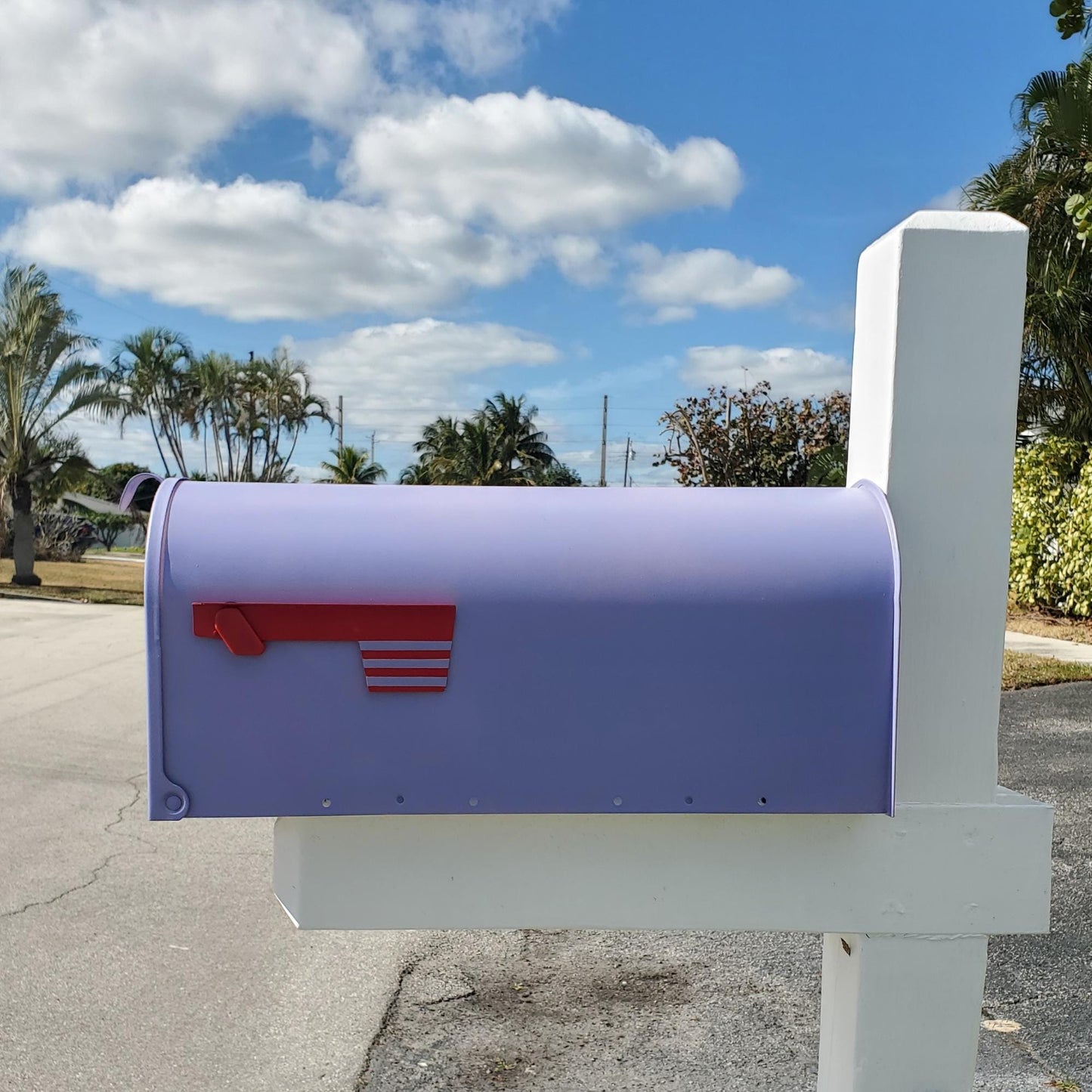 Lilac Purple Mailbox