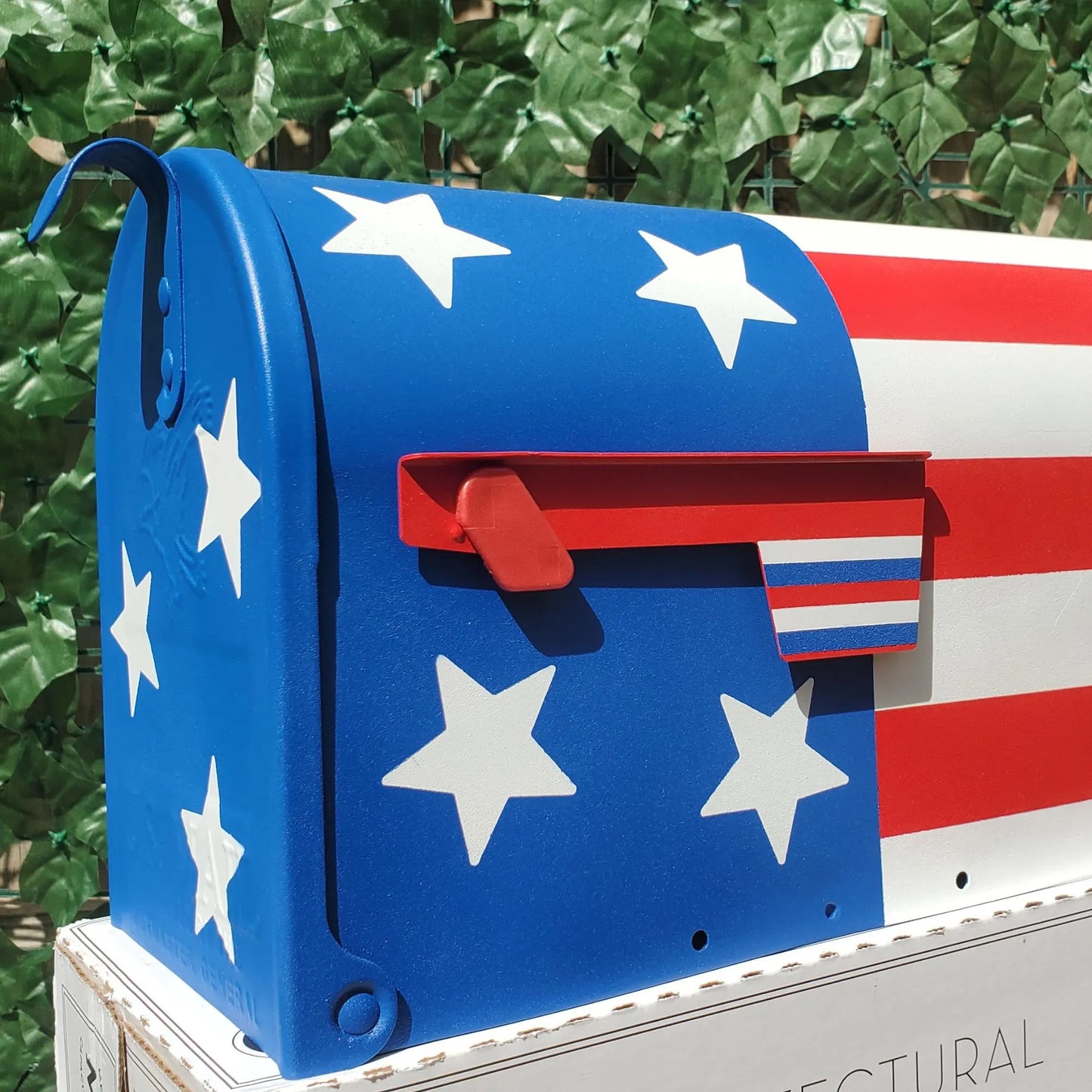 American Flag Mailbox