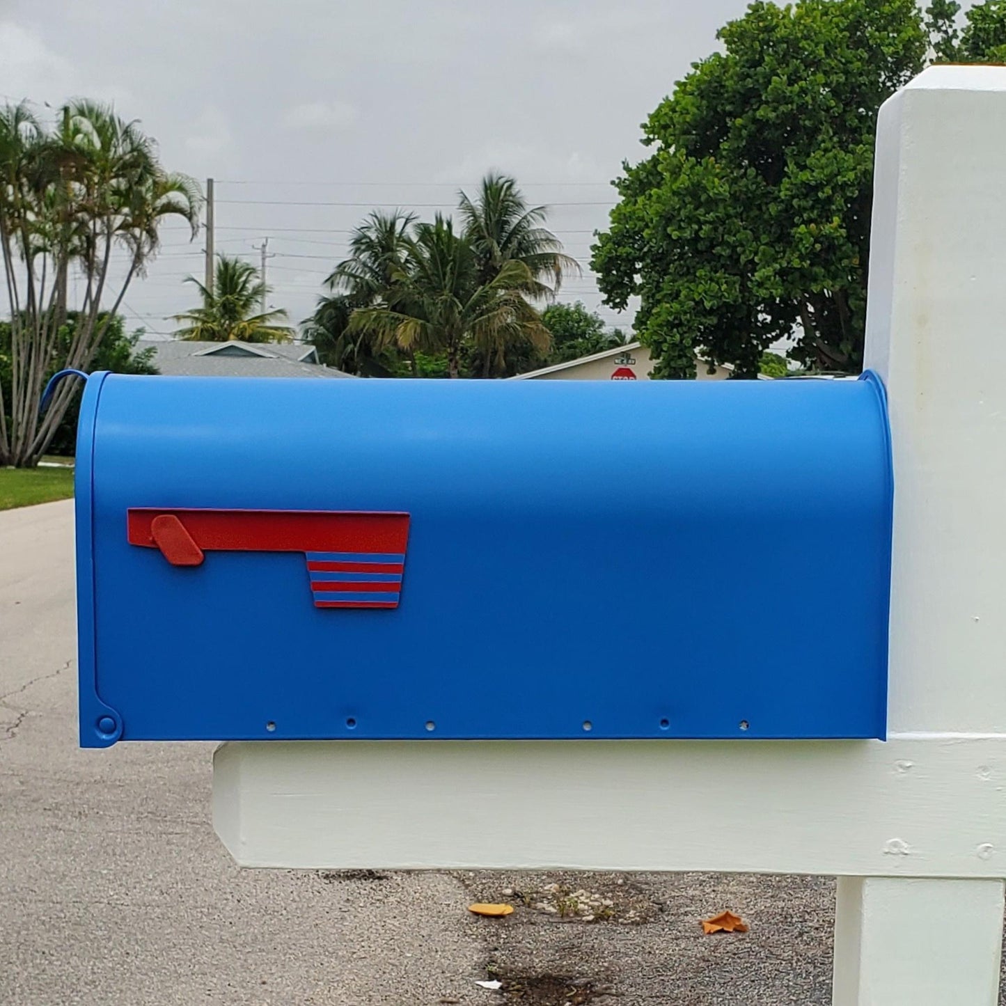 Sail Blue Mailbox