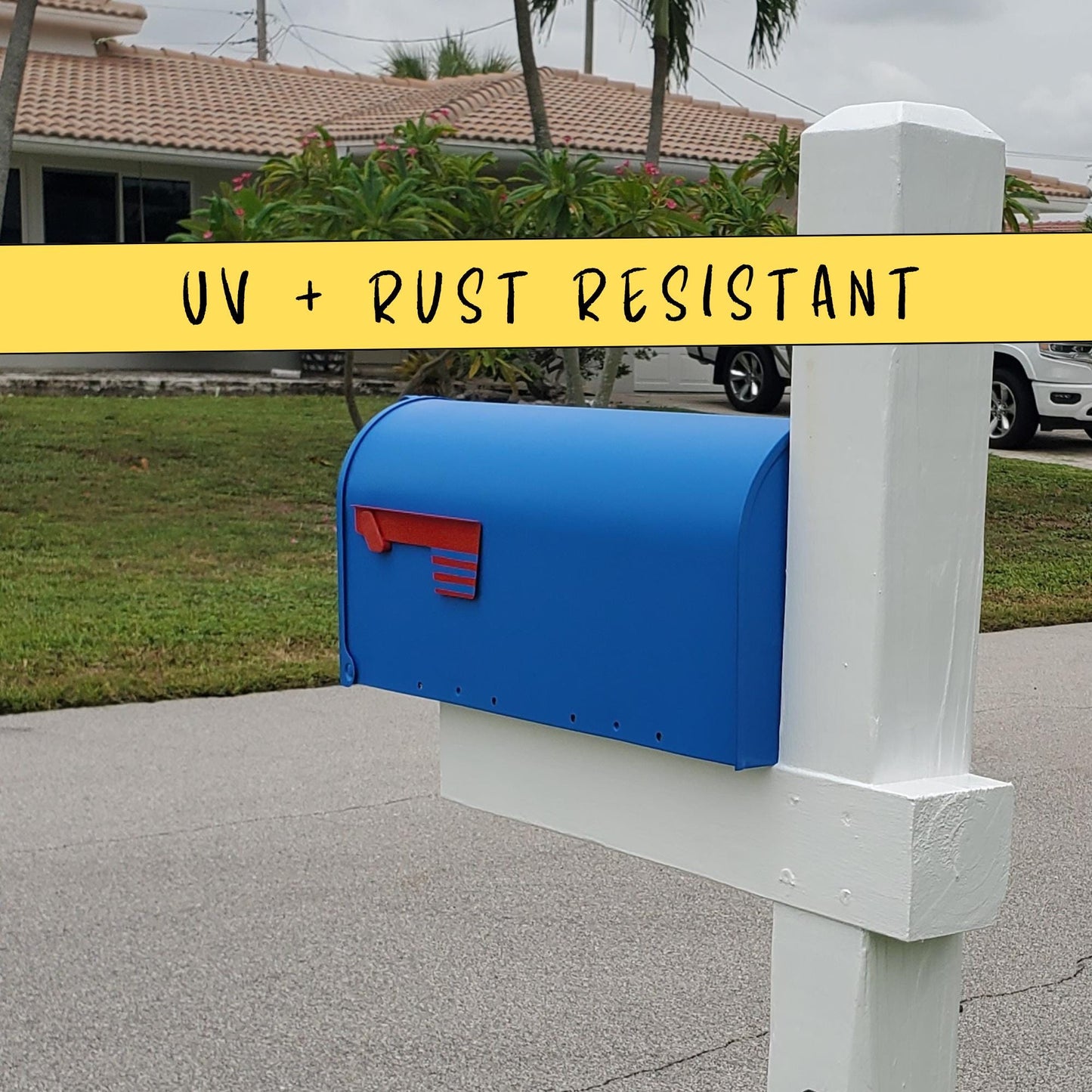 Sail Blue Mailbox