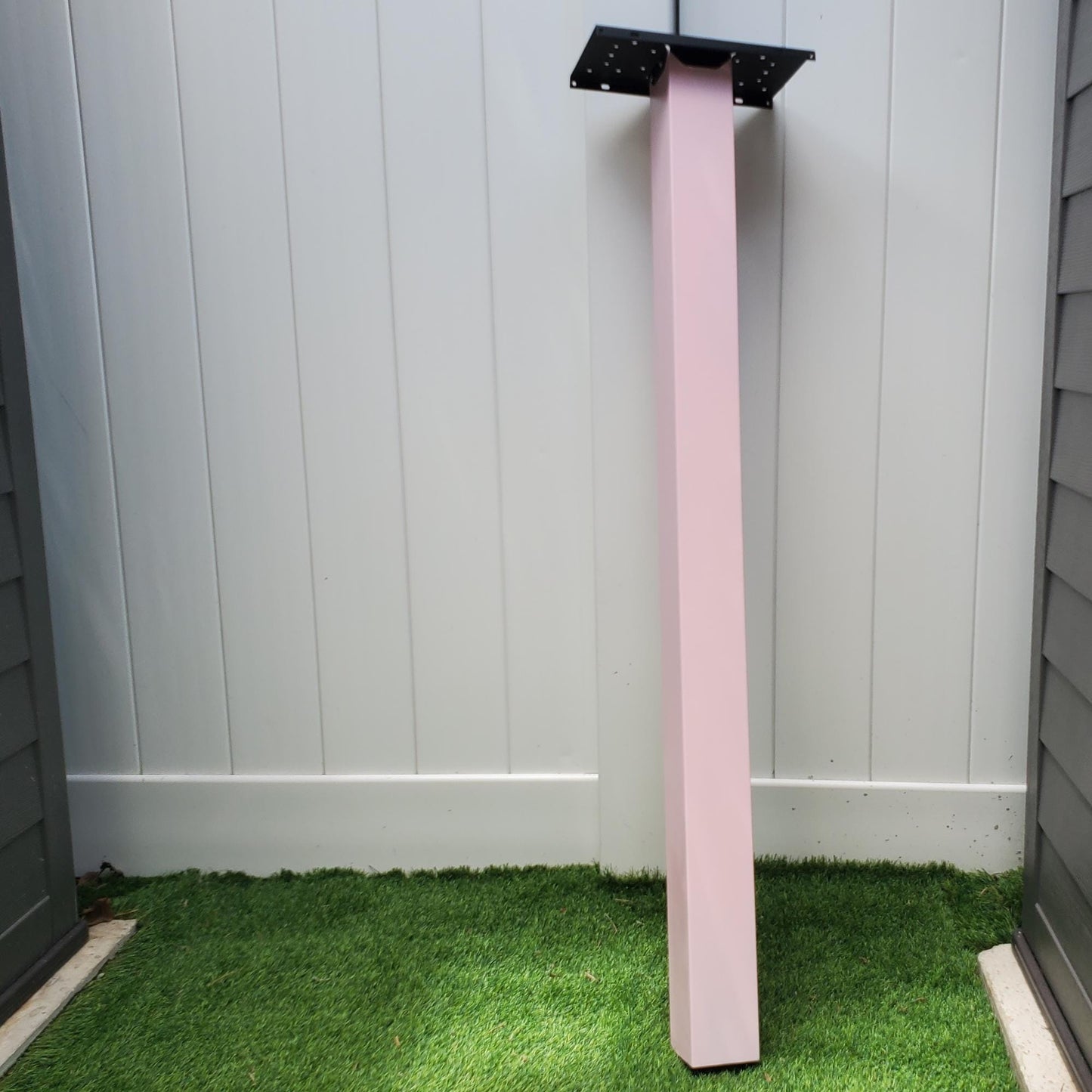 Light Pink Mailbox Post