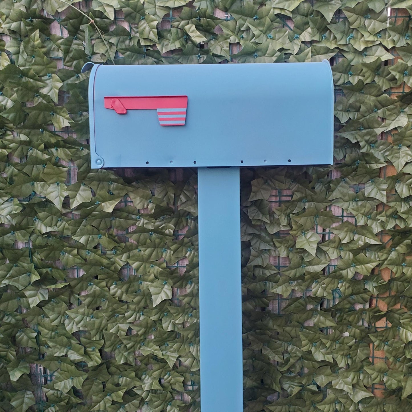 Teal Blue Mailbox Set - Post + Mailbox Included