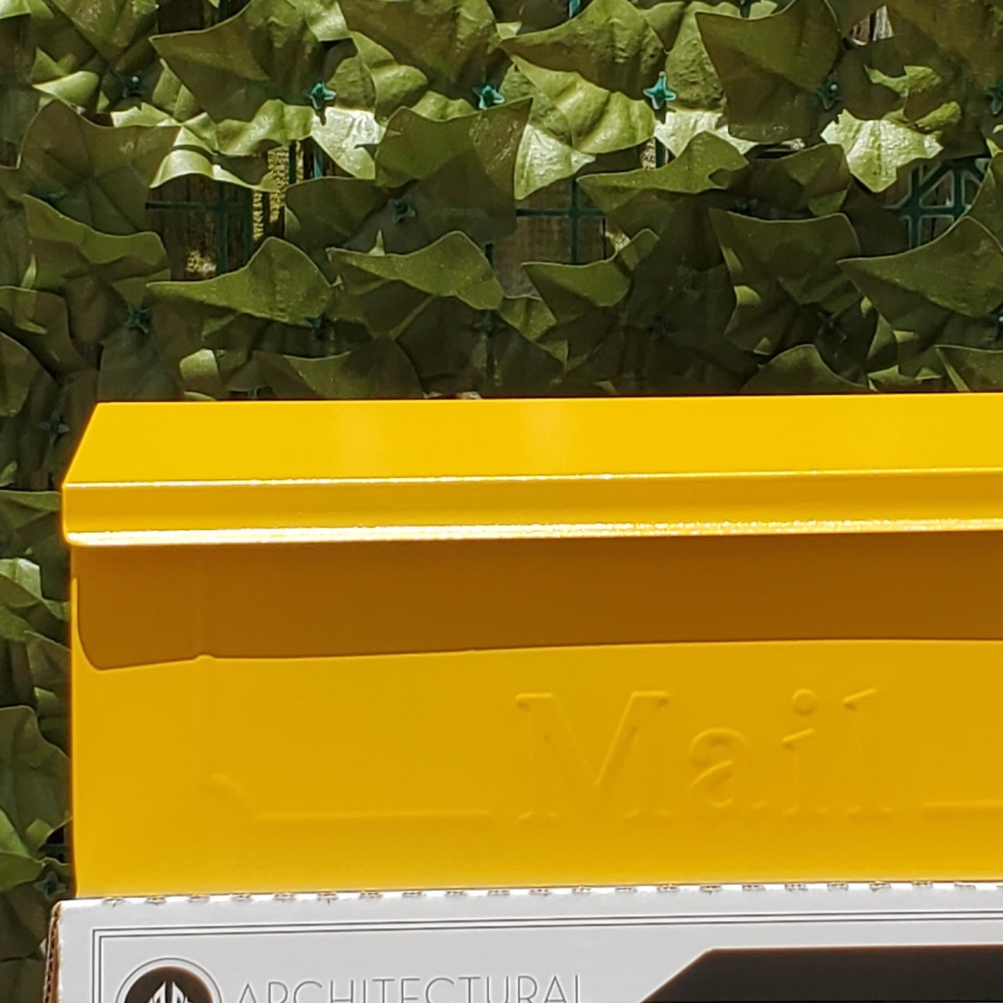 Marigold Yellow Wall Mount Mailbox