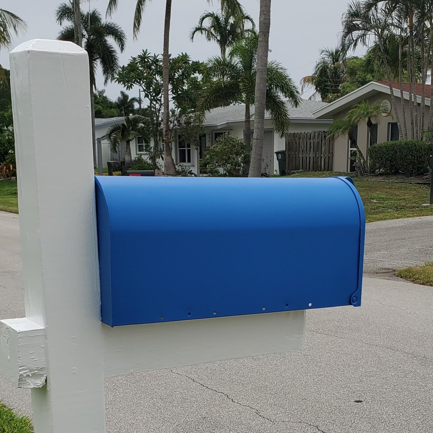 Sail Blue Mailbox