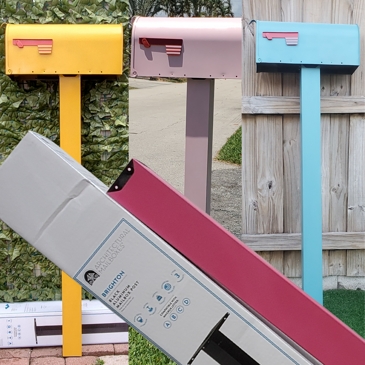 Sail Blue Mailbox